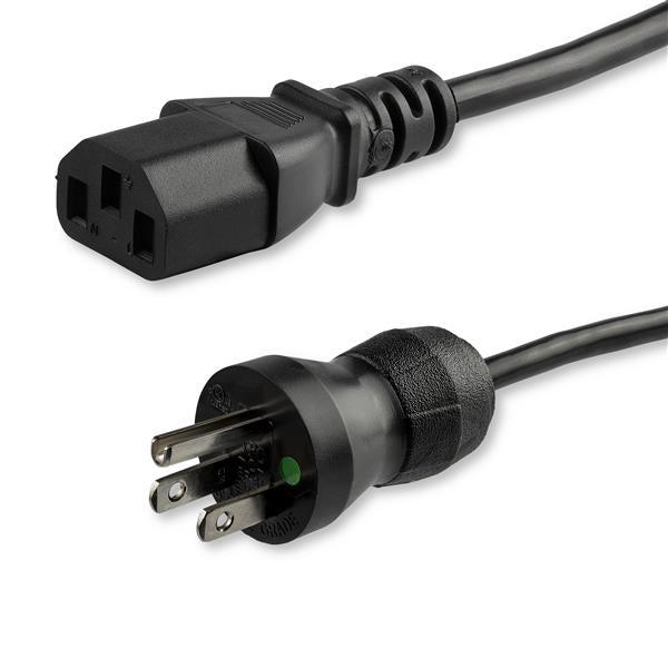 Startech.Com Hospital-Grade Power Cord - Nema 5-15P To C13 - 15 Ft.