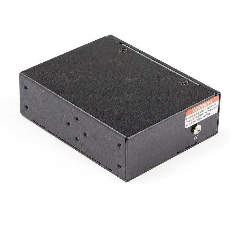 Startech.Com Industrial Single Port Gigabit Poe Extender - 60W 802.3Bt Poe /Poe+/ Poe++ - 100M/