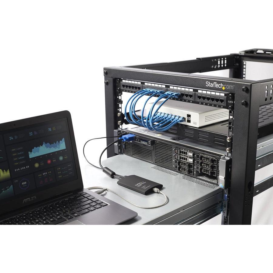 Startech.Com Kvm Console To Usb 2.0 Portable Laptop Crash Cart Adapter