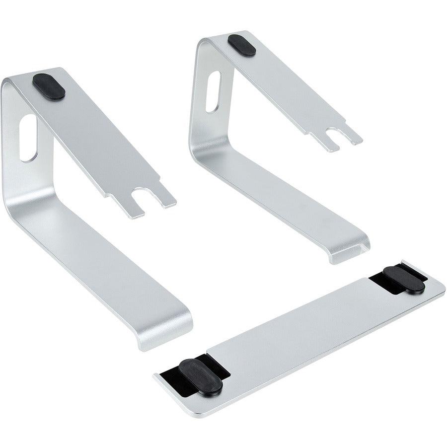 Startech.Com Laptop Stand For Desk, Supports 5Kg/11Lb, Aluminum, Silver, Ergonomic Laptop Riser,