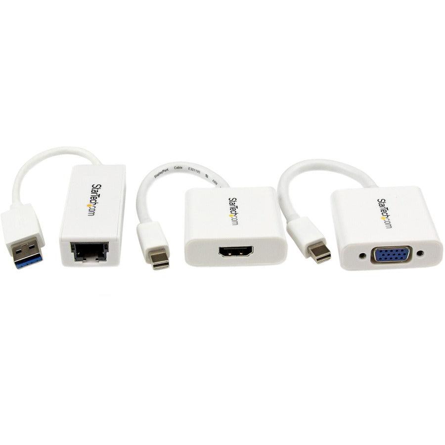 Startech.Com Macbook Air Accessories Kit - Mdp To Vga / Hdmi And Usb 3.0 Gigabit Ethernet Adapter