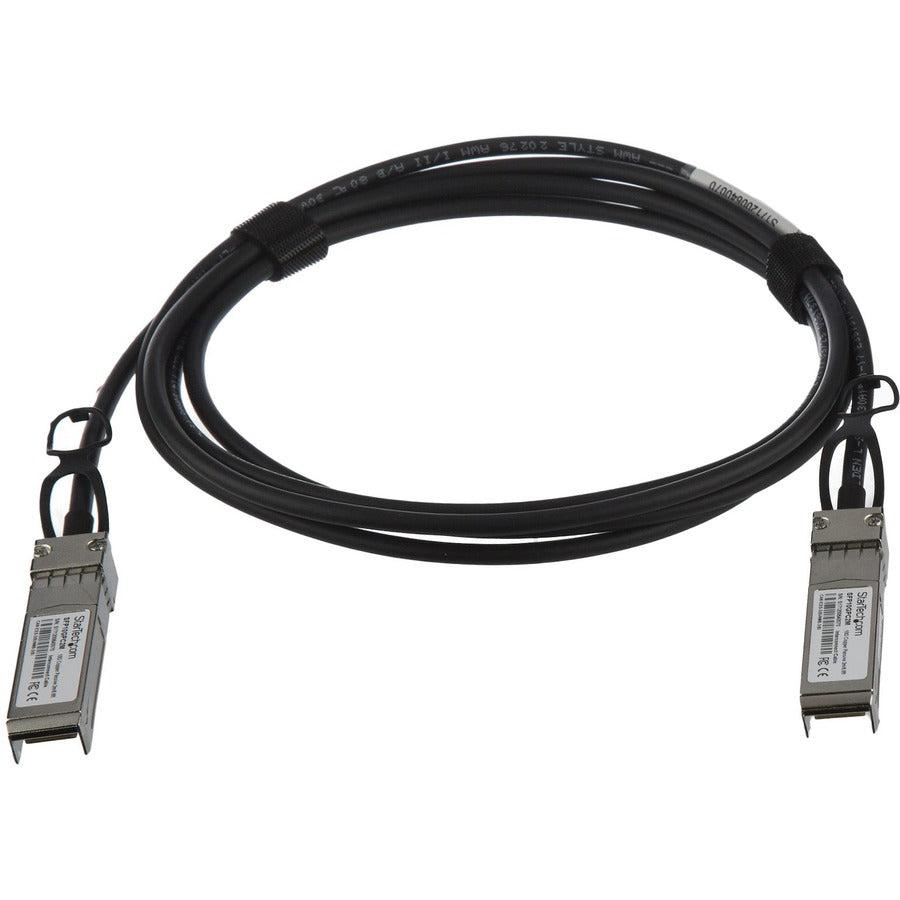 Startech.Com Msa Uncoded Compatible 2M 10G Sfp+ To Sfp+ Direct Attach Breakout Cable Twinax - 10 Gbe