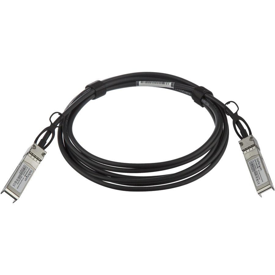 Startech.Com Msa Uncoded Compatible 3M 10G Sfp+ To Sfp+ Direct Attach Breakout Cable Twinax - 10 Gbe
