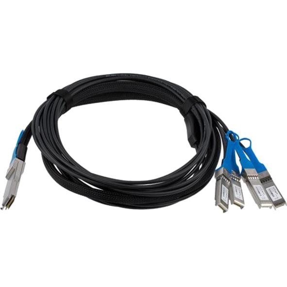 Startech.Com Msa Uncoded Compatible 3M 40G Qsfp+ To 4X Sfp+ Direct Attach Breakout Cable Twinax -