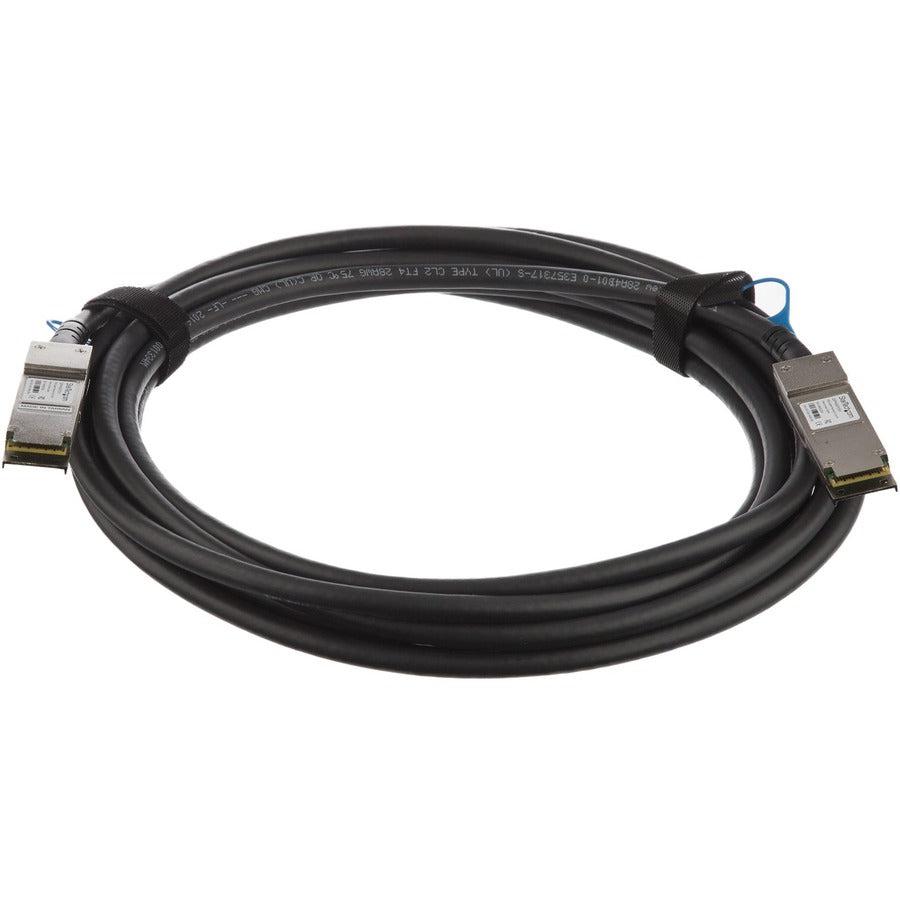 Startech.Com Msa Uncoded Compatible 5M 40G Qsfp+ To Qsfp+ Direct Attach Breakout Cable Twinax - 40