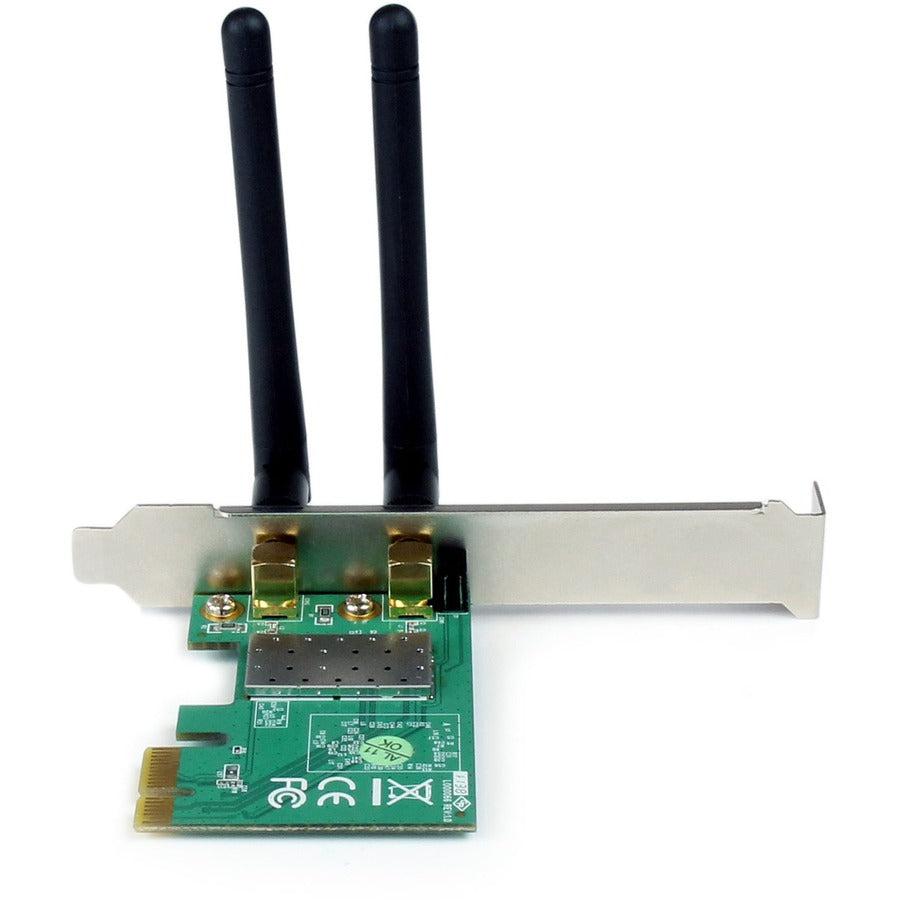 Startech.Com Pci Express Wireless N Adapter - 300 Mbps Pcie 802.11 B/G/N Network Adapter Card  2T2R 2.2 Dbi