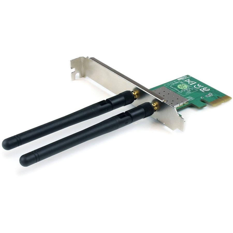 Startech.Com Pci Express Wireless N Adapter - 300 Mbps Pcie 802.11 B/G/N Network Adapter Card  2T2R 2.2 Dbi