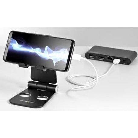 Startech.Com Phone And Tablet Stand - Foldable Universal Mobile Device Holder For Smartphones & Usptlstndb