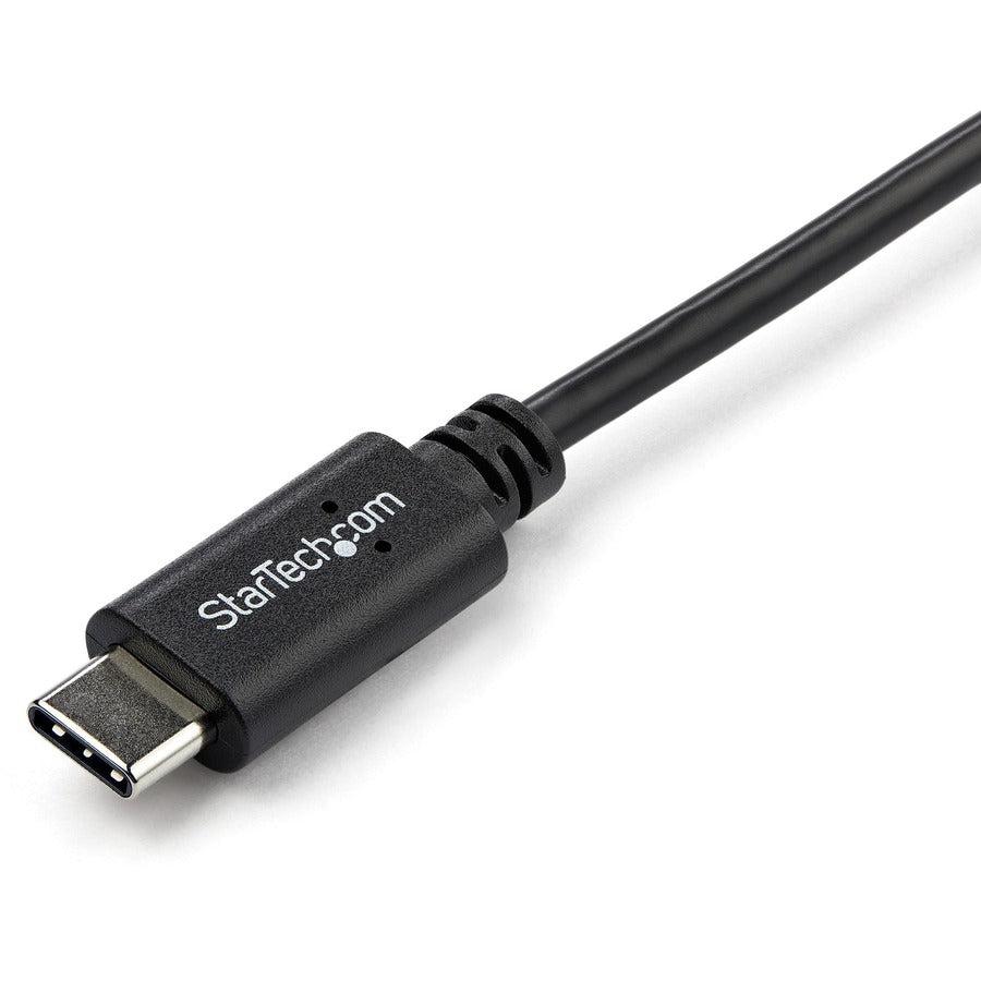 Startech.Com Right-Angle Usb-C Cable - M/M - 1 M (3 Ft.) - Usb 2.0