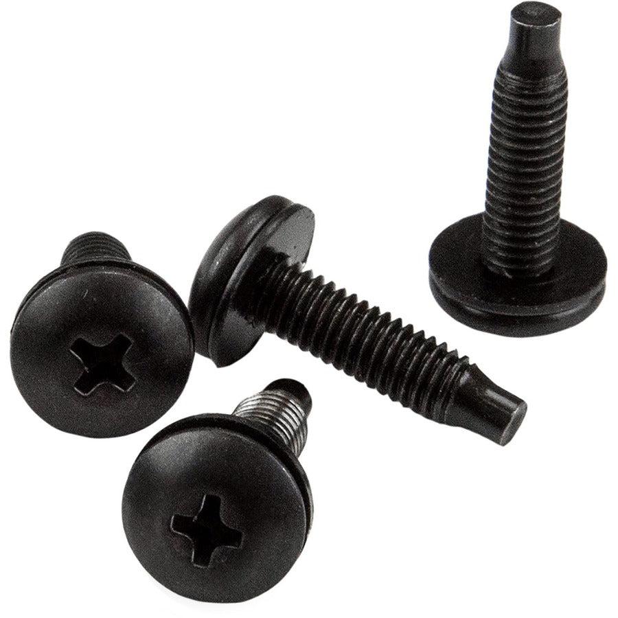 Startech.Com Server Rack Screws And Clip Nuts - 10-32 - Rack Mount Screws And Slide-On Cage Nuts - 50 Pack