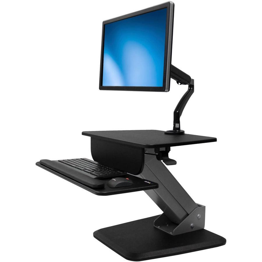 Startech.Com Sit-To-Stand Workstation With Articulating Monitor Arm