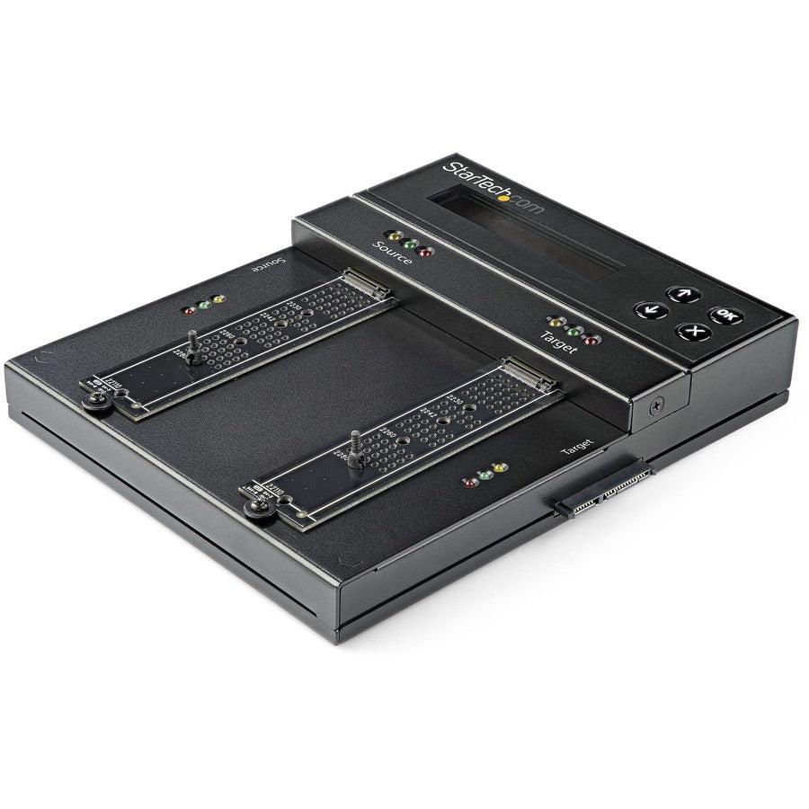 Startech.Com Standalone M.2 Sata & M.2 Nvme Duplicator And Eraser - Hdd/Ssd Cloner/Wiper For M.2 Pcie Ahci/Nvme, M.2 Sata, 2.5/3.5" Sata Drives - External Hard Drive Eraser/Duplicator, Taa