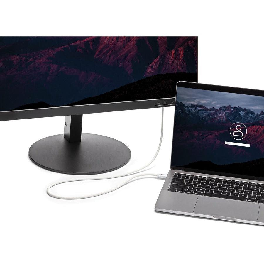Startech.Com Thunderbolt 3 Cable - 20Gbps - 1M - White - Thunderbolt, Usb, And Displayport Compatible