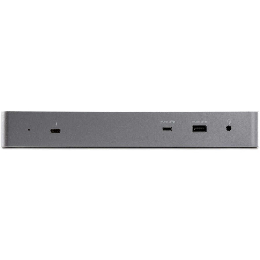 Startech.Com Thunderbolt 3 Dock W/ Usb-C Host Compatibility - Dual 4K 60Hz Displayport 1.4 Or Dual Hdmi 2.0 Monitors - Single 8K - Tb3/Usb-C Laptop Docking Station - 96W Pd, 5Xusb - 10Gbps