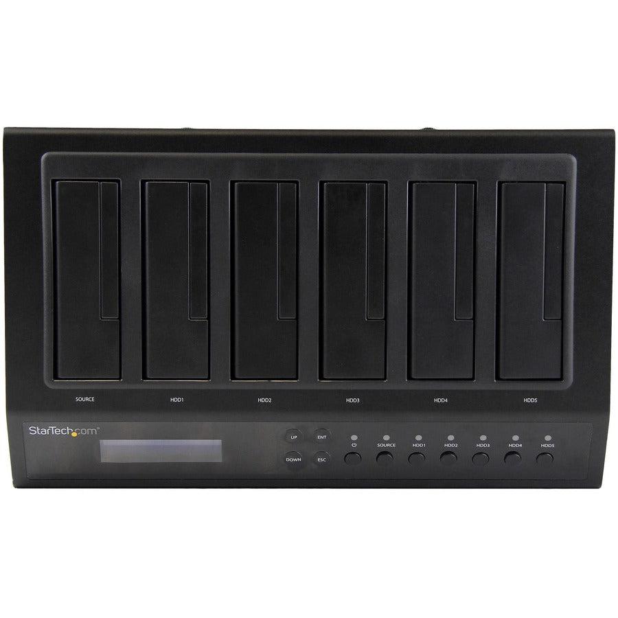 Startech.Com Usb 3.0 / Esata 6-Bay Hard Drive Duplicator Dock - 1:5 Hdd / Ssd Cloner And Eraser