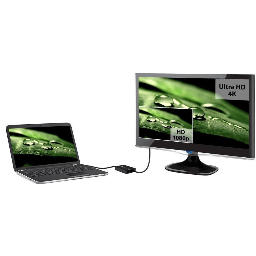 Startech.Com Usb 3.0 To Hdmi Adapter - 4K 30Hz Ultra Hd - Displaylink Certified - Usb Type-A To Hdmi