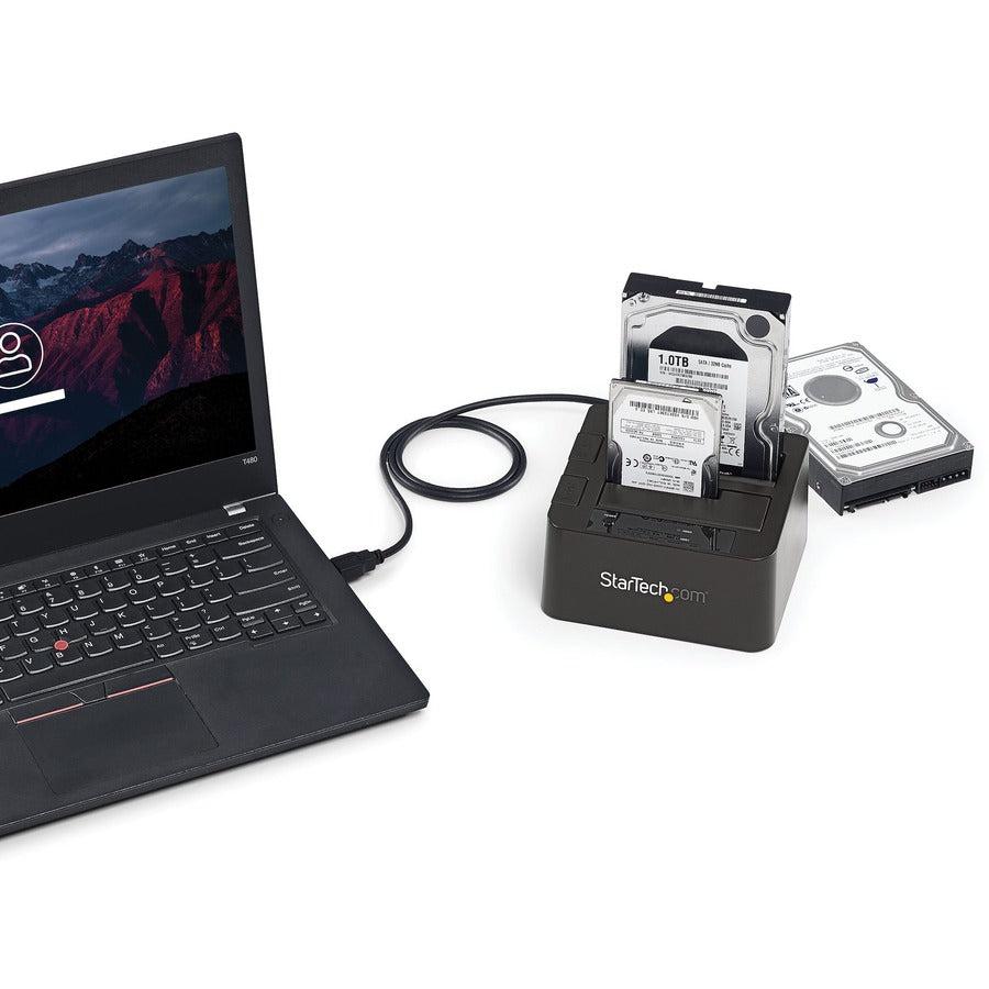 Startech.Com Usb 3.1 (10Gbps) Dual-Bay Dock For 2.5"/3.5" Sata Ssd/Hdds