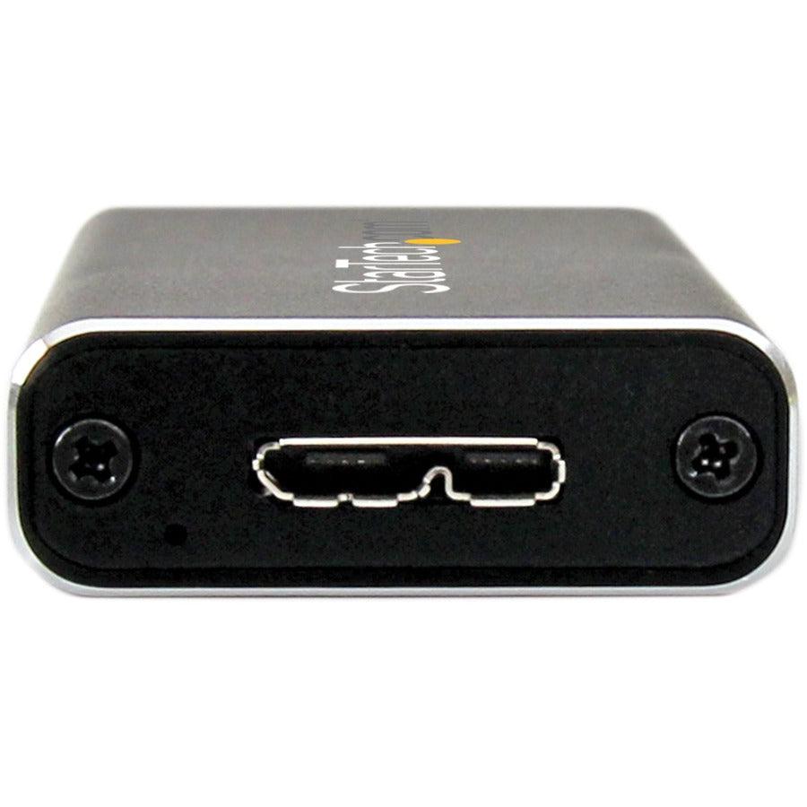 Startech.Com Usb 3.1 (10Gbps) Msata Drive Enclosure - Aluminum