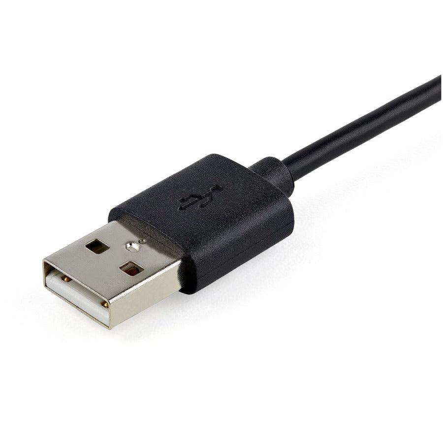 Startech.Com Usb-A To Usb-C Cable - Right-Angle - M/M - 1 M (3 Ft.) - Usb 2.0