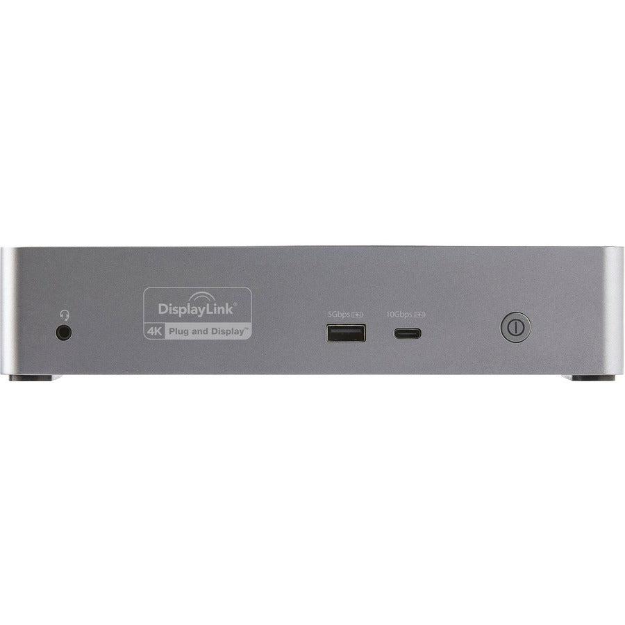 Startech.Com Usb C Dock - 4K 60Hz Quad Monitor Displayport & Hdmi - Universal Usb-C Docking