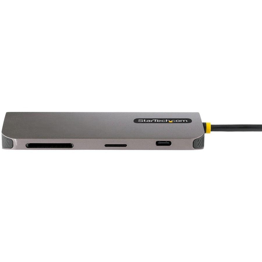 Startech.Com Usb C Multiport Adapter, 4K 60Hz Hdmi Video, 3 Port 5Gbps Usb-A 3.2 Hub, 100W Usb Power Delivery, Gbe, Sd/Microsd, 12"/30Cm Cable, Travel Dock, Laptop Docking Station