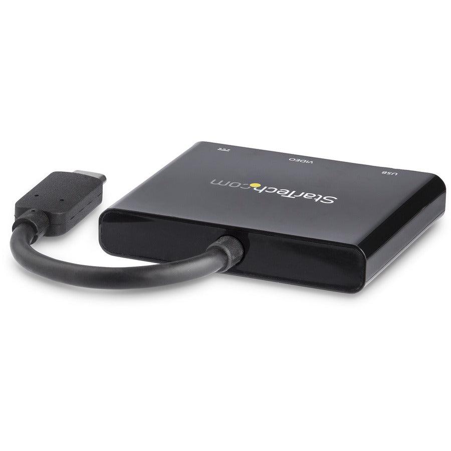 Startech.Com Usb-C Multiport Adapter With Hdmi - Usb 3.0 Port - 60W Pd - Black