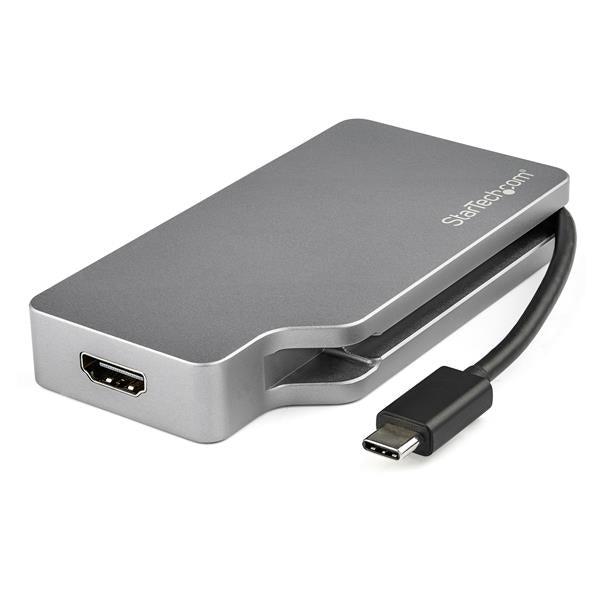 Startech.Com Usb C Multiport Video Adapter With Hdmi, Vga, Mini Displayport Or Dvi - Usb Type C Cdpvdhdmdpsg