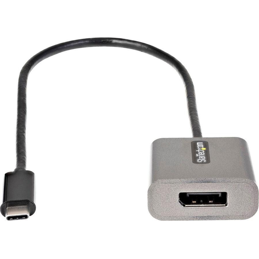 Startech.Com Usb C To Displayport Adapter - 8K/4K 60Hz Usb-C To Displayport 1.4 Adapter Dongle - Usb