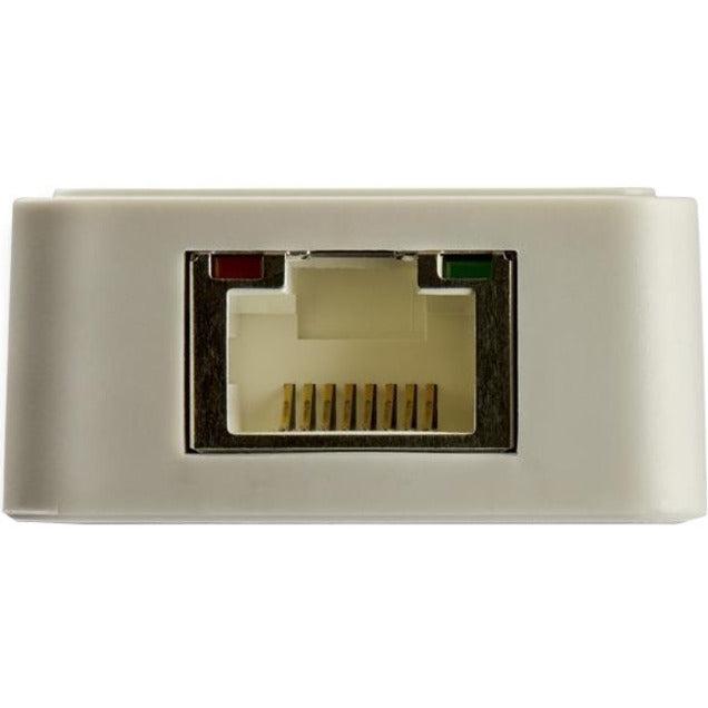 Startech.Com Usb C To Gigabit Ethernet Adapter W/Usb A Port - White 1Gbps Nic Usb 3.0/Usb 3.1 Type C