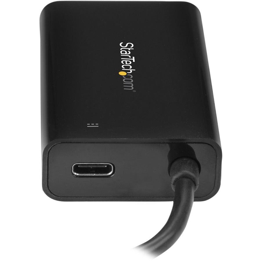 Startech.Com Usb C To Gigabit Ethernet Adapter/Converter W/Pd 2.0 - 1Gbps Usb 3.1 Type C To Rj45/Lan Network W/Power Delivery Pass Through Charging - Tb3 Compatible/ Macbook Pro Chromebook