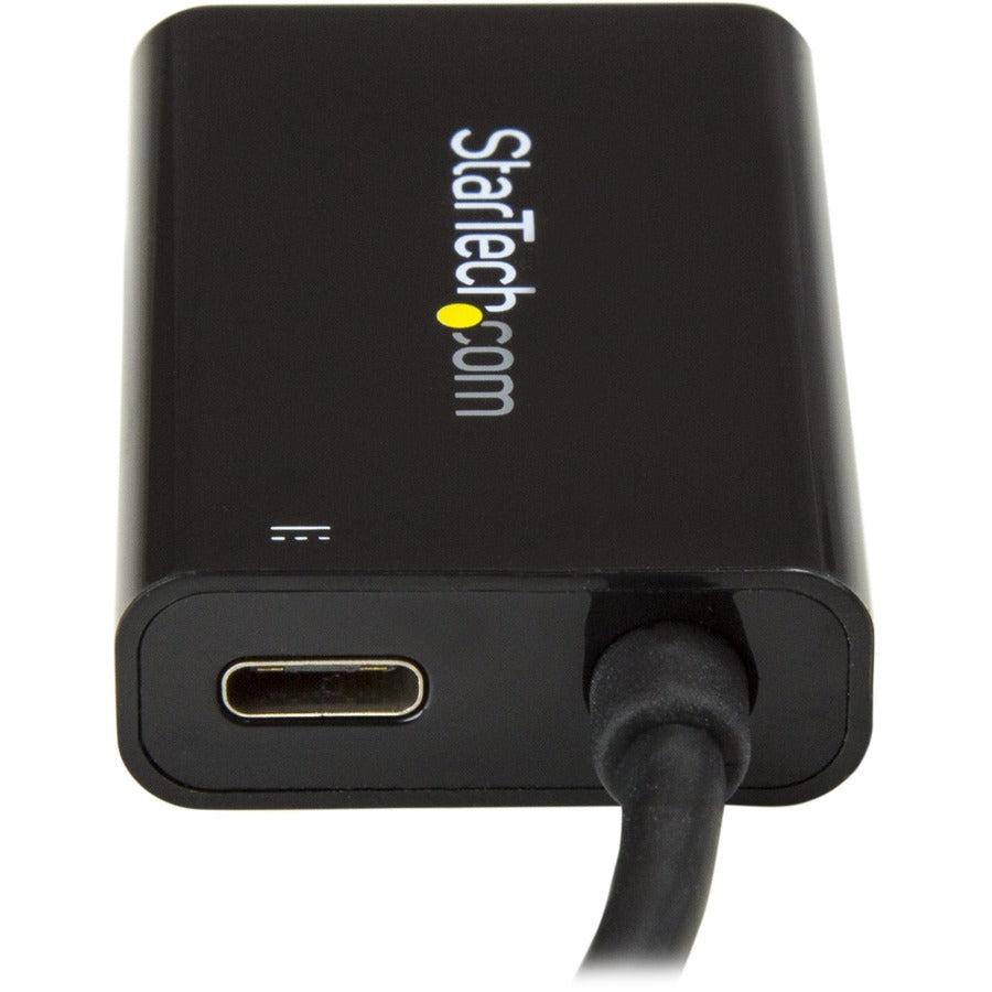 Startech.Com Usb C To Hdmi 2.0 Adapter With Power Delivery - 4K 60Hz Usb Type-C To Hdmi Display Video Converter - 60W Pd Pass-Through Charging Port - Thunderbolt 3 Compatible - Black
