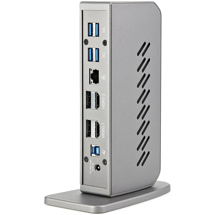 Startech.Com Usb-C Usb-A Dock - Hybrid Universal Usb 3.0 Docking Station For Usb-C Or Usb-A Laptop - Dual Monitor 4K 60Hz Hdmi/Displayport - 6X Usb-A, Gbe - Usb 3.1/3.2 Gen 1 - Windows/Mac