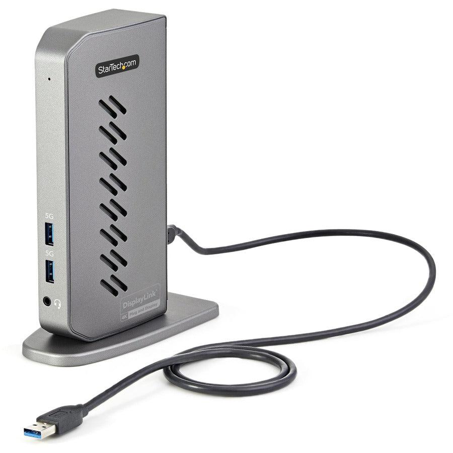 Startech.Com Usb-C Usb-A Dock - Hybrid Universal Usb 3.0 Docking Station For Usb-C Or Usb-A Laptop - Dual Monitor 4K 60Hz Hdmi/Displayport - 6X Usb-A, Gbe - Usb 3.1/3.2 Gen 1 - Windows/Mac