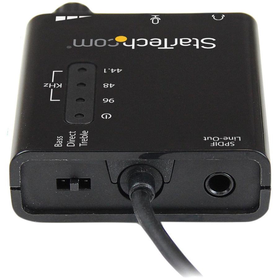 Startech.Com Usb Stereo Audio Adapter External Sound Card With Spdif Digital Audio