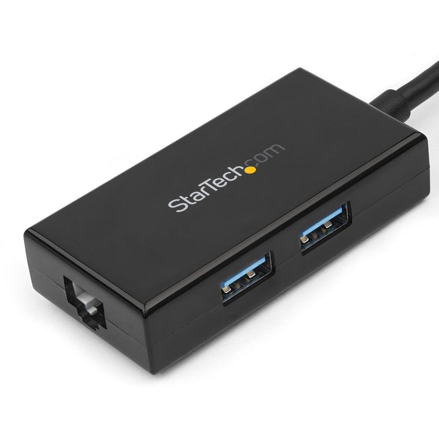 Startech.Com Usb To Ethernet Adapter, Usb 3.0 To 10/100/1000 Gigabit Ethernet Lan Converter For Laptops, 11.8In/30Cm Attached Cable, Usb To Rj45 Adapter, Nic Adapter, Usb Network Adapter