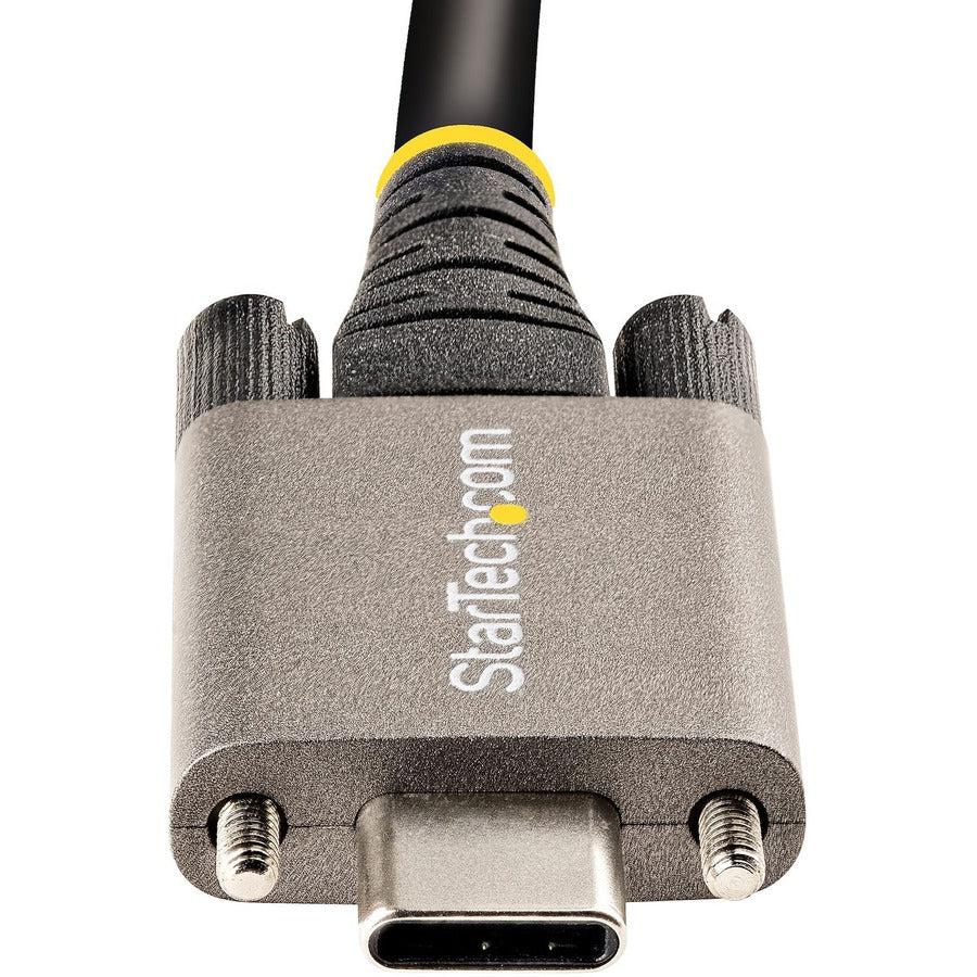 Startech.Com Usb31Ccslkv1M Usb Cable 1 M Usb 3.2 Gen 2 (3.1 Gen 2) Usb C Black, Grey