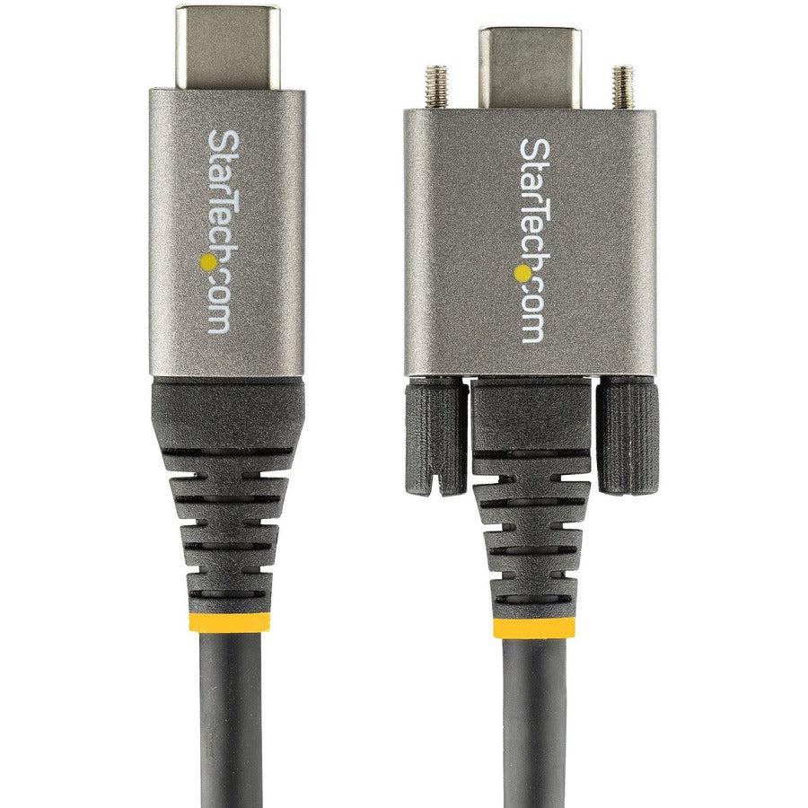 Startech.Com Usb31Ccslkv1M Usb Cable 1 M Usb 3.2 Gen 2 (3.1 Gen 2) Usb C Black, Grey