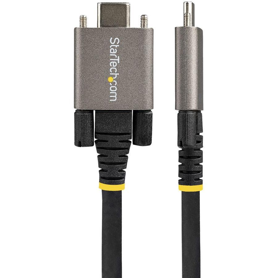 Startech.Com Usb31Ccslkv1M Usb Cable 1 M Usb 3.2 Gen 2 (3.1 Gen 2) Usb C Black, Grey
