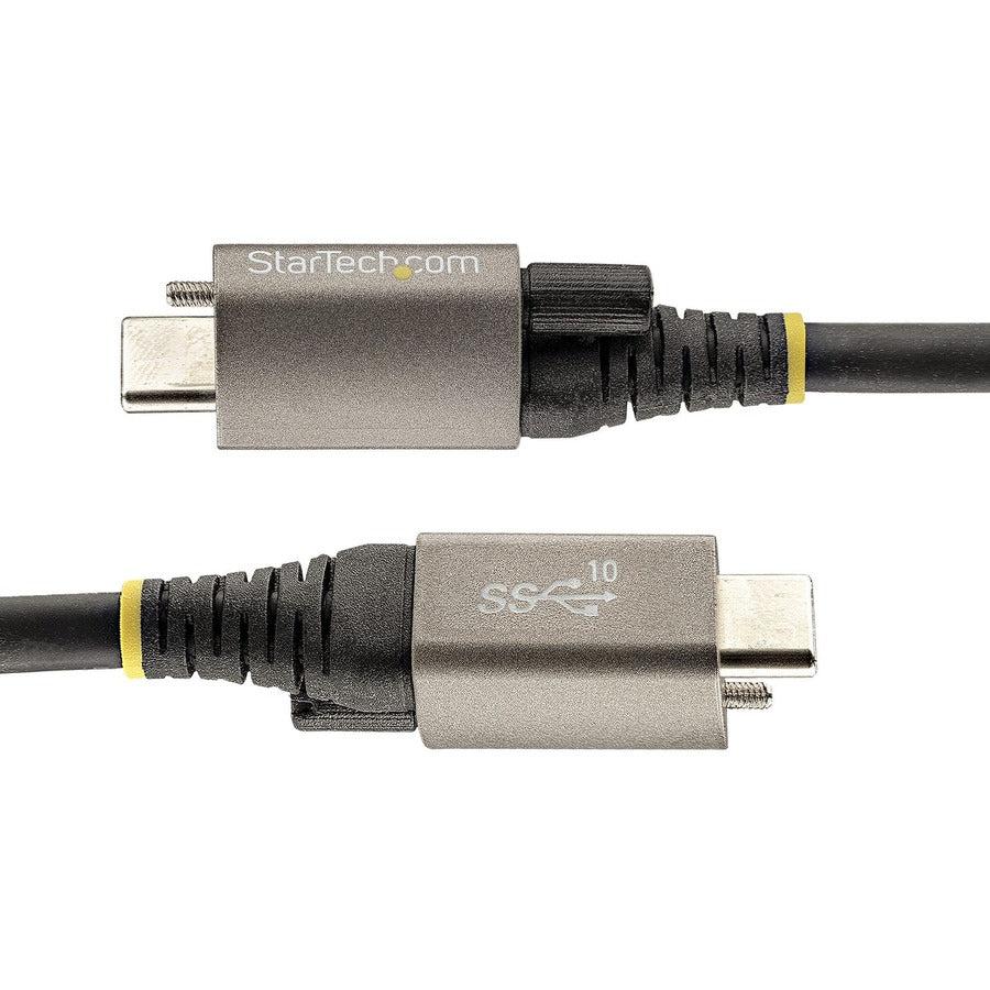 Startech.Com Usb31Cctlkv50Cm Usb Cable 0.5 M Usb 3.2 Gen 2 (3.1 Gen 2) Usb C Grey, Black
