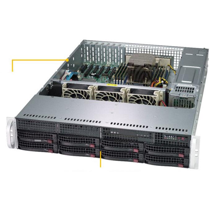 Supermicro A+ Server 2013S-C0R Intel Soc Socket Sp3 Rack (2U) Black