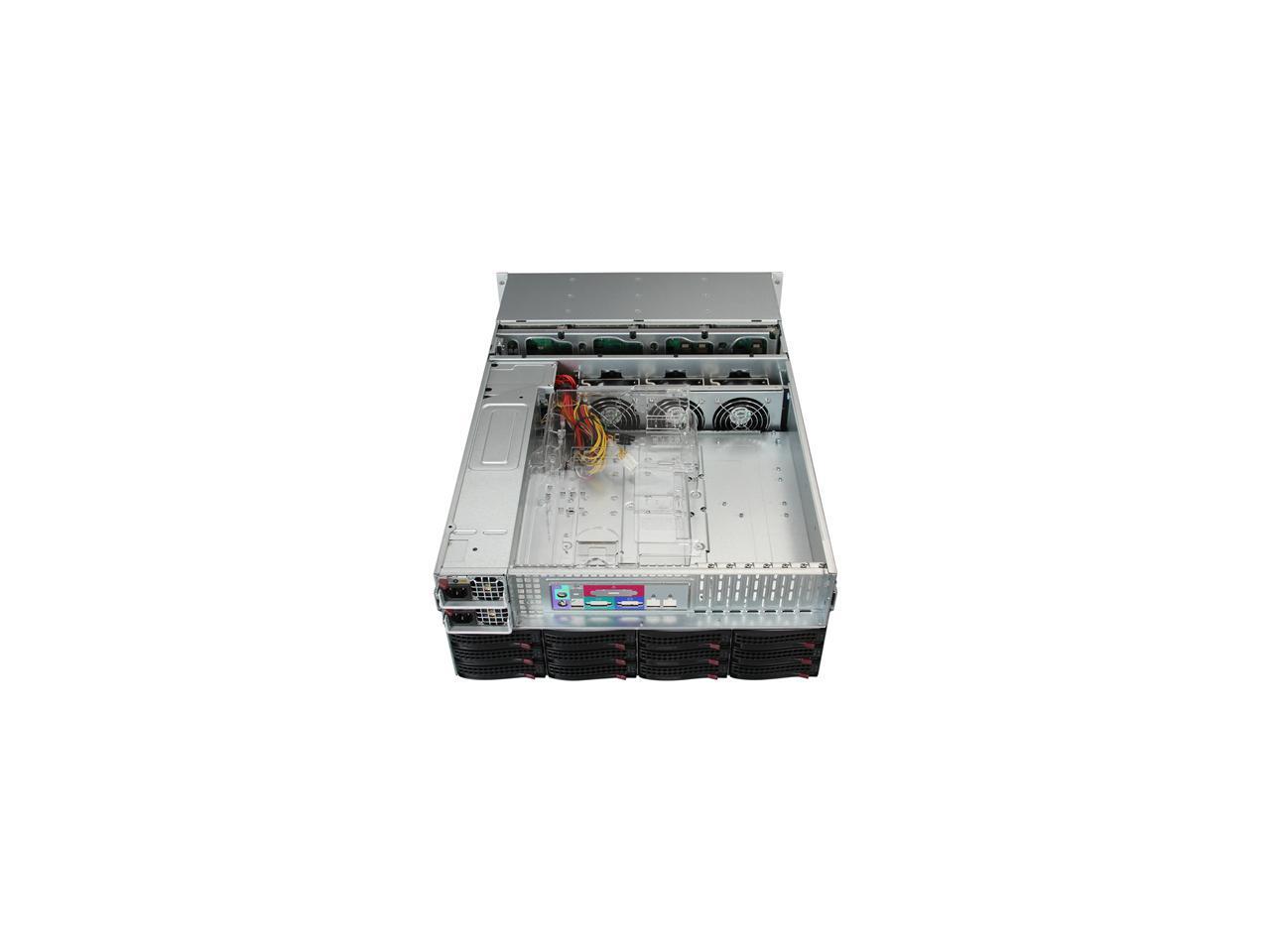 Supermicro Cse-847E16-R1400Lpb 1400W 4U Rackmount Server Chassis (Black)