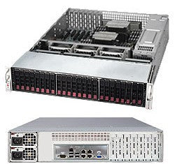 Supermicro Superserver 2028R-E1Cr24N Intel® C612 Lga 2011 (Socket R) Rack (2U) Black