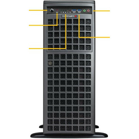 Supermicro Superserver 7049Gp-Trt Intel® C621 Lga 3647 (Socket P) Rack (4U) Grey