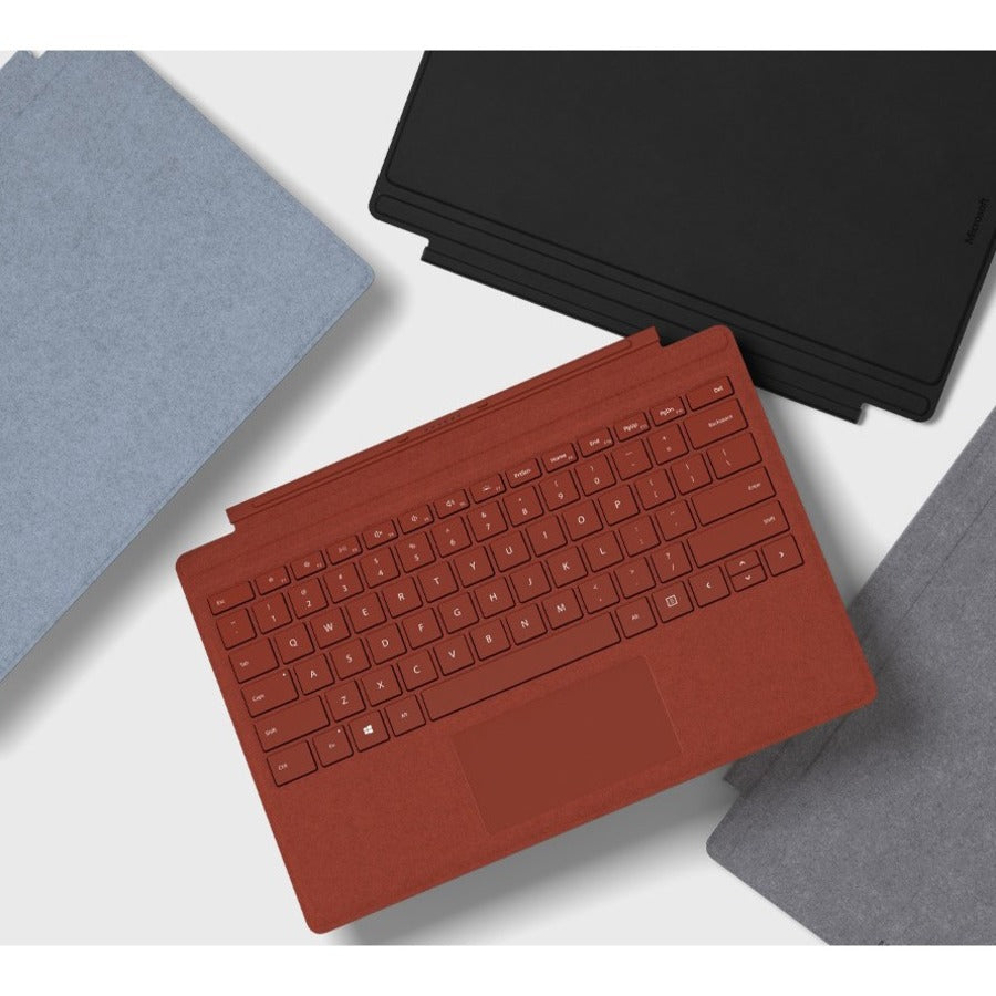 Microsoft- IMSourcing Signature Type Cover Keyboard/Cover Case Microsoft Surface Pro, Surface Pro 3, Surface Pro 4, Surface Pro 6, Surface Pro 7, Surface Pro (5th Gen) Tablet - Ice Blue FFP-00121