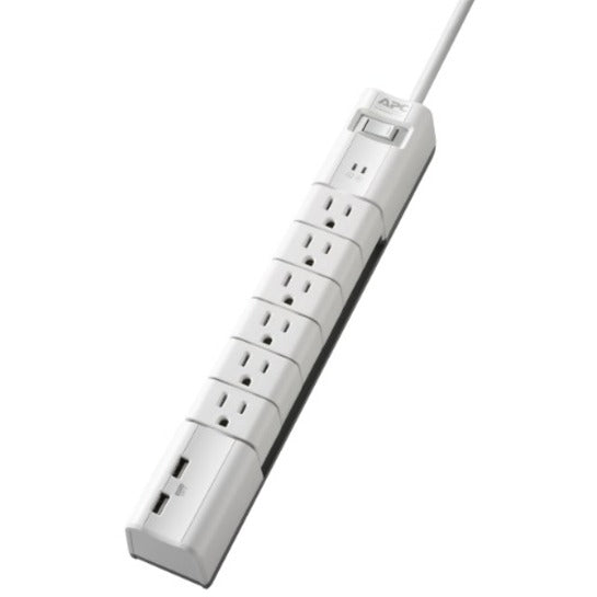 APC by Schneider Electric SurgeArrest Essential 6-Outlet Surge Suppressor/Protector PE6RU3W