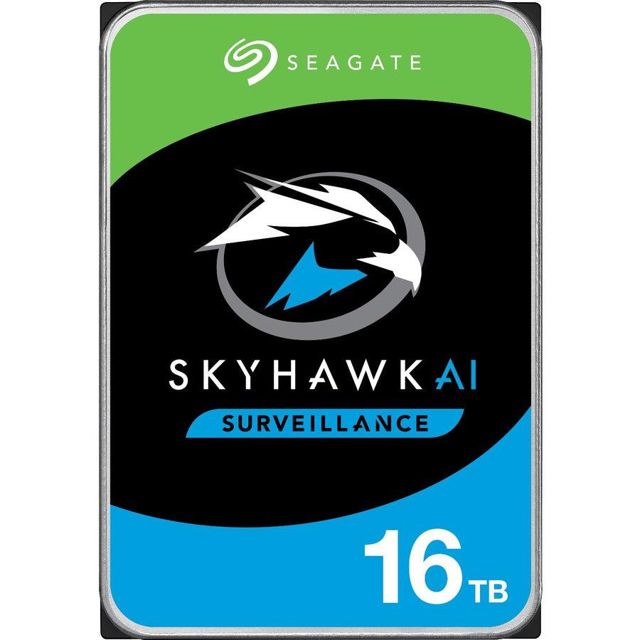 Surveillance Hard Drive 16TB - AI Video Analytics Storage | Seagate SkyHawk ST16000VE002