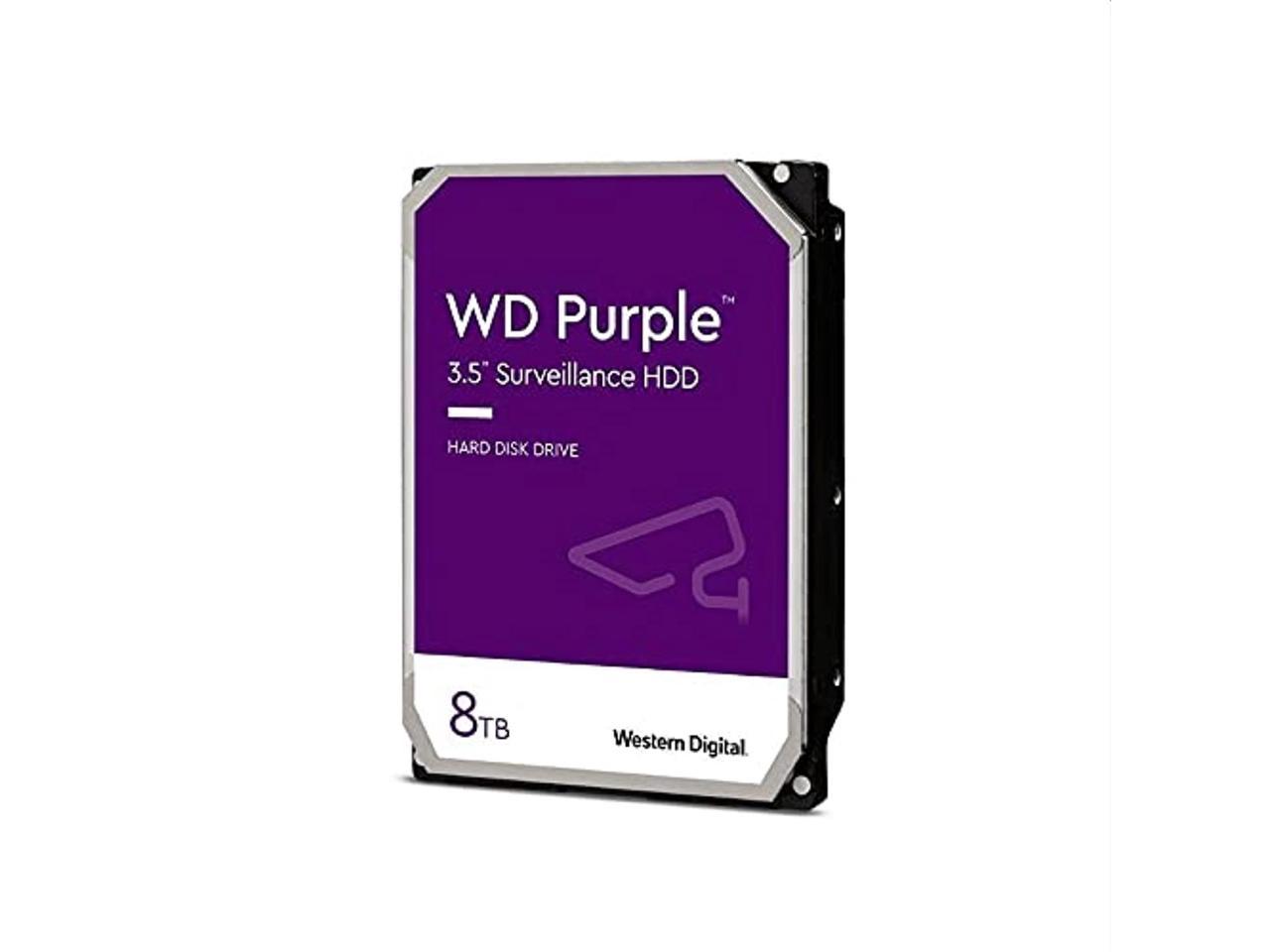 Surveillance Hard Drive WD Purple 8TB - 24/7 Security Camera Storage | Western Digital WD84PURZ