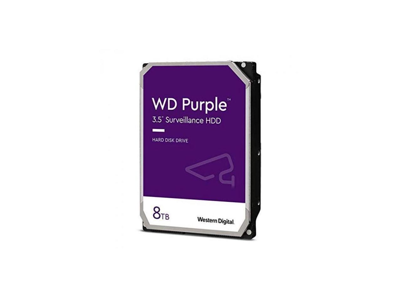 Surveillance Hard Drive WD Purple 8TB - 24/7 Security Camera Storage | Western Digital WD84PURZ