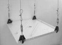 Suspended Ceiling Tile Replacement Kit - Chief CMA455 White Ceiling Plate | Tecisoft