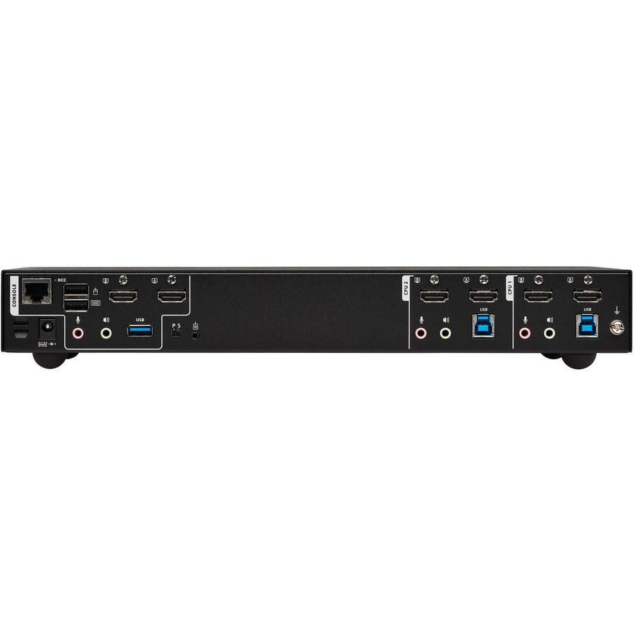 Switch HDMI 4K - 2-Port Dual Display KVM with USB 3.2 | Tripp Lite B006-HD2UA2